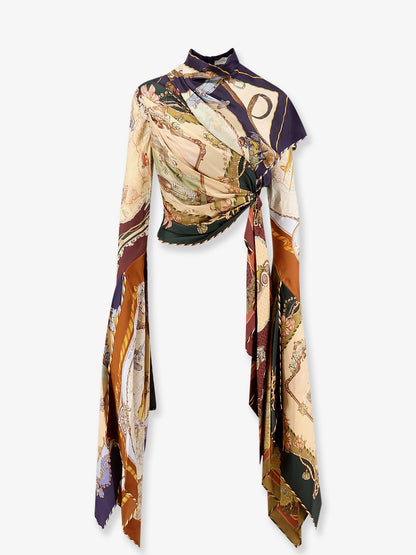 Valiant Draped Scarf Top thumbnail