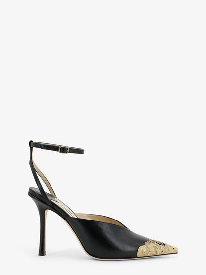 Faiz 100 leather slingback pumps thumbnail