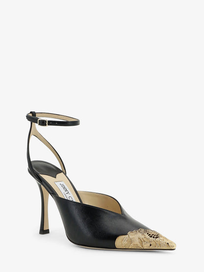 Faiz 100 leather slingback pumps thumbnail
