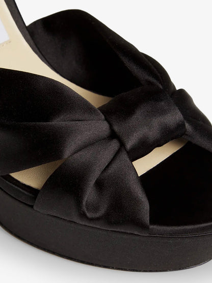 Heloise 120 sandals with nappa platform thumbnail