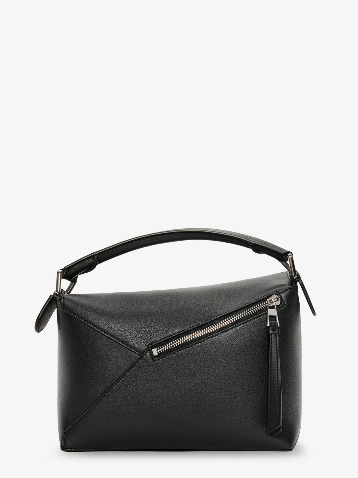 Puzzle Edge leather handbag with engraved Anagram logo