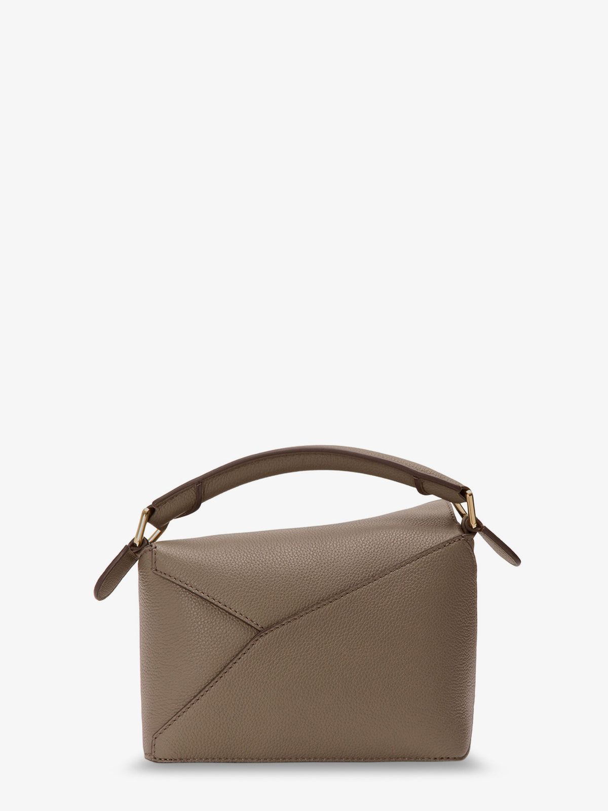 Borsa a mano Puzzle Edge Mini in pelle