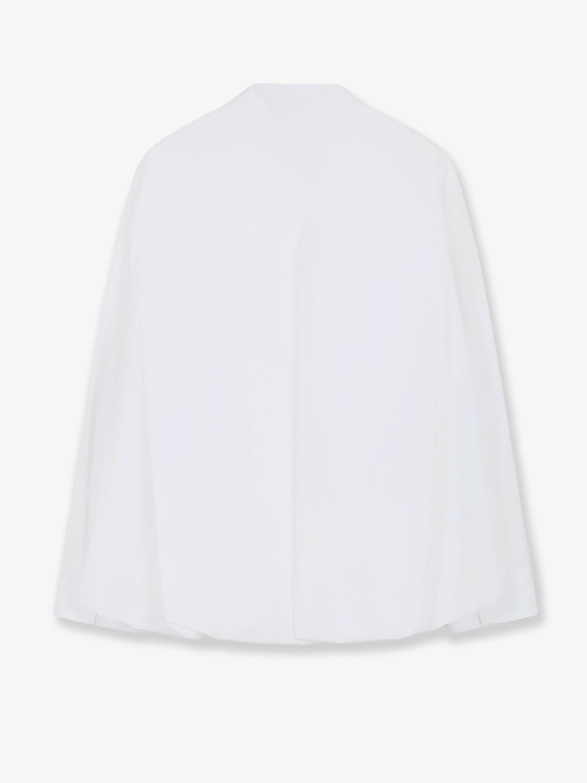 Cotton shirt with ruffle