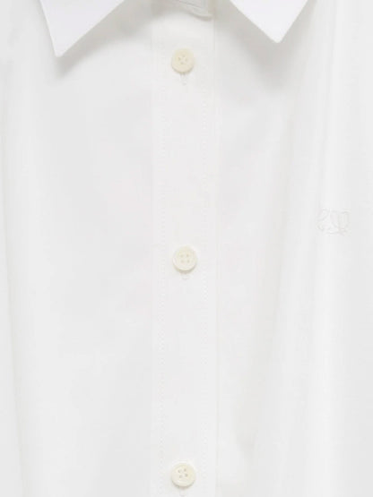 Cotton shirt with ruffle thumbnail