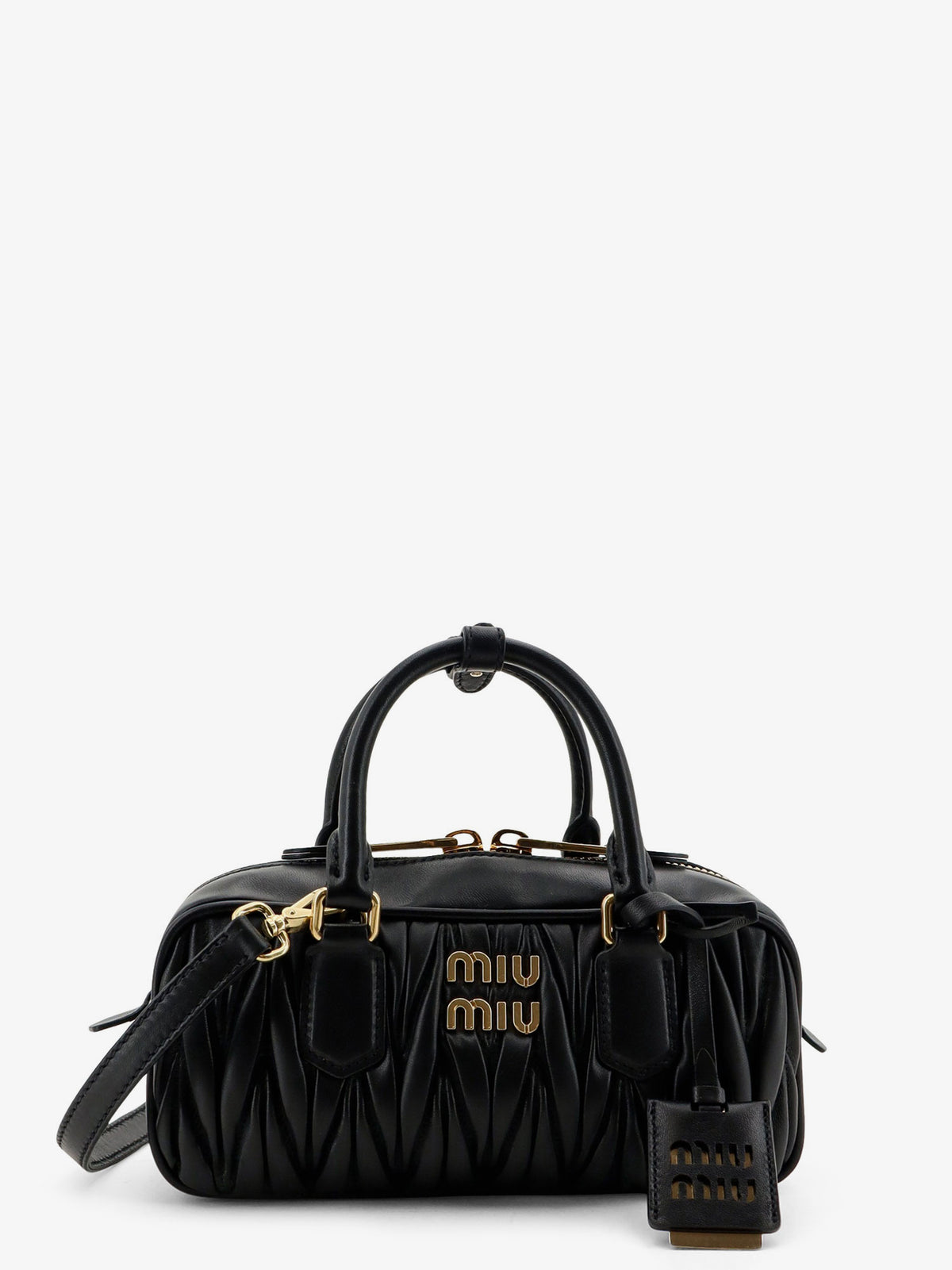 Arcadie matelassé leather crossbody bag