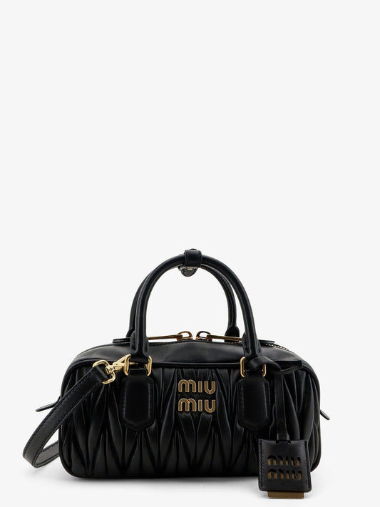 Arcadie matelassé leather crossbody bag