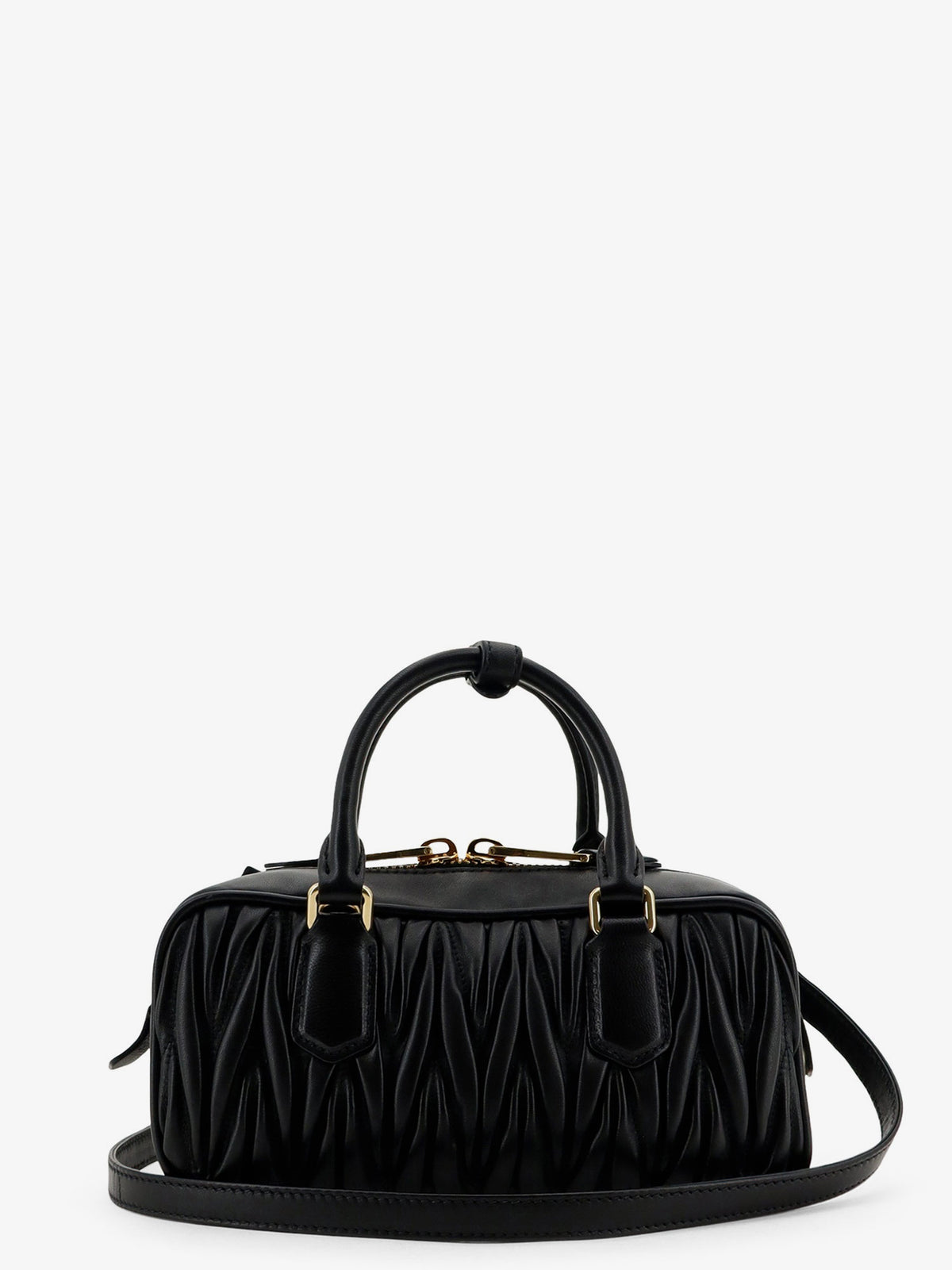Arcadie matelassé leather crossbody bag