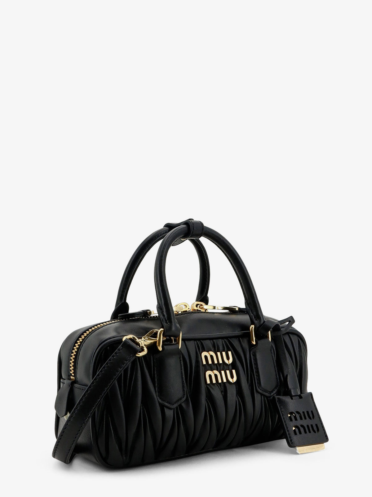 Arcadie matelassé leather crossbody bag