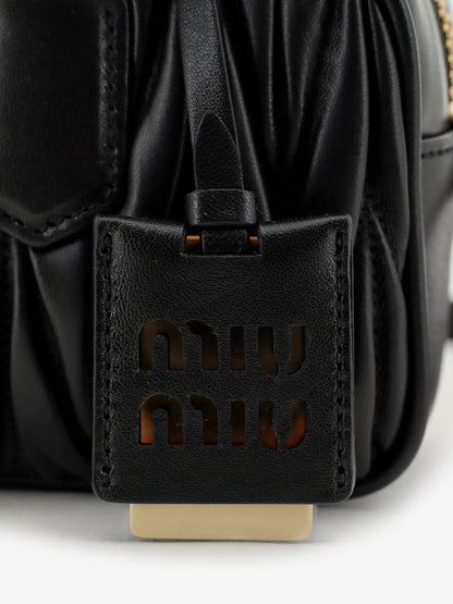 Arcadie matelassé leather crossbody bag thumbnail