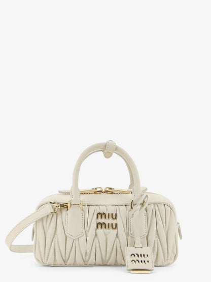 Arcadie quilted leather shoulder bag thumbnail