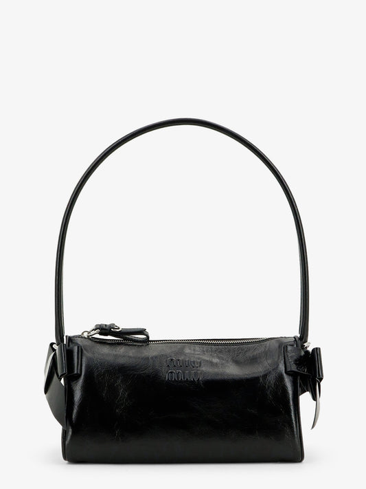 Leather shoulder bag
