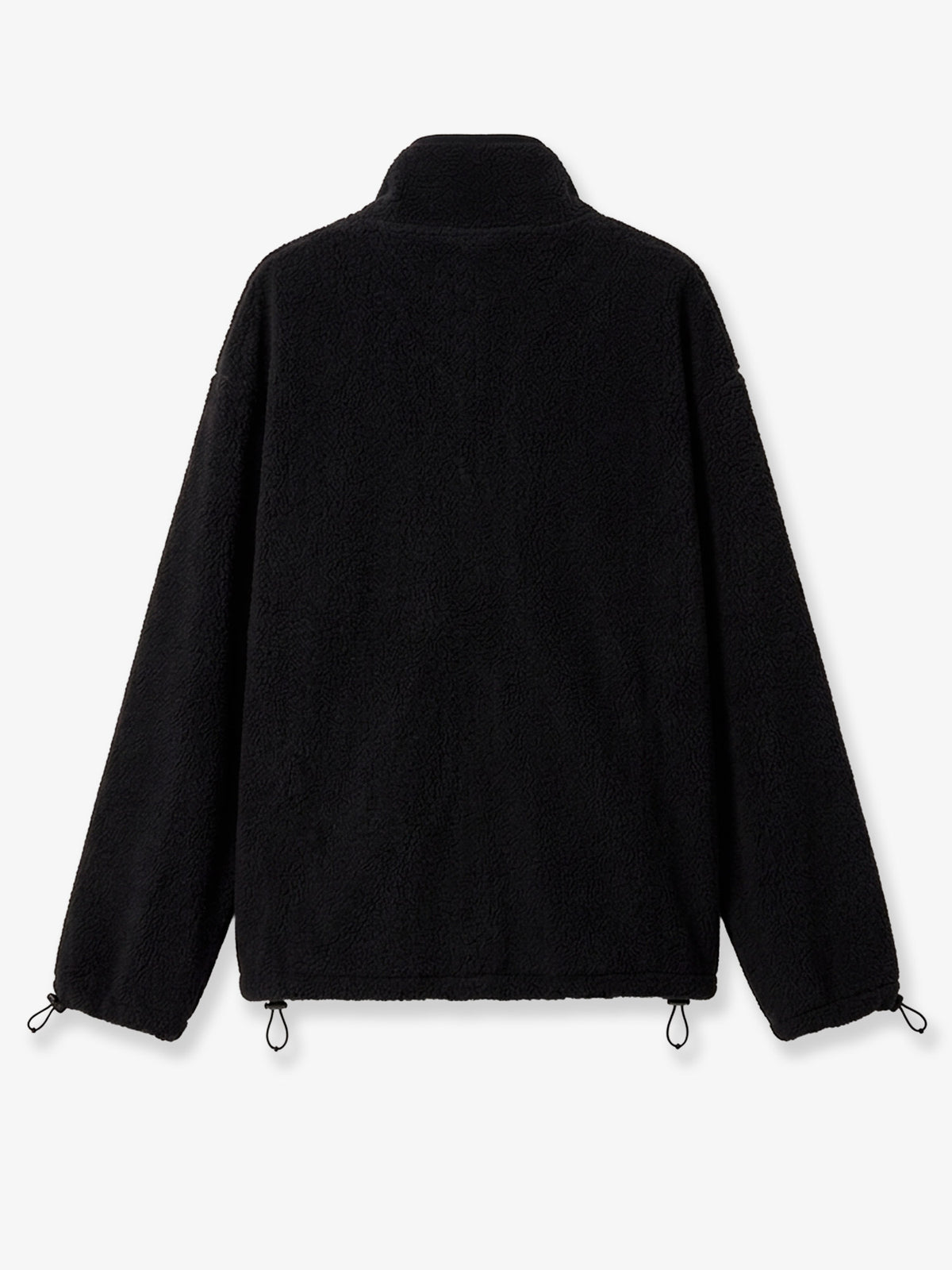 Oversized cotton zip-up sweatshirt