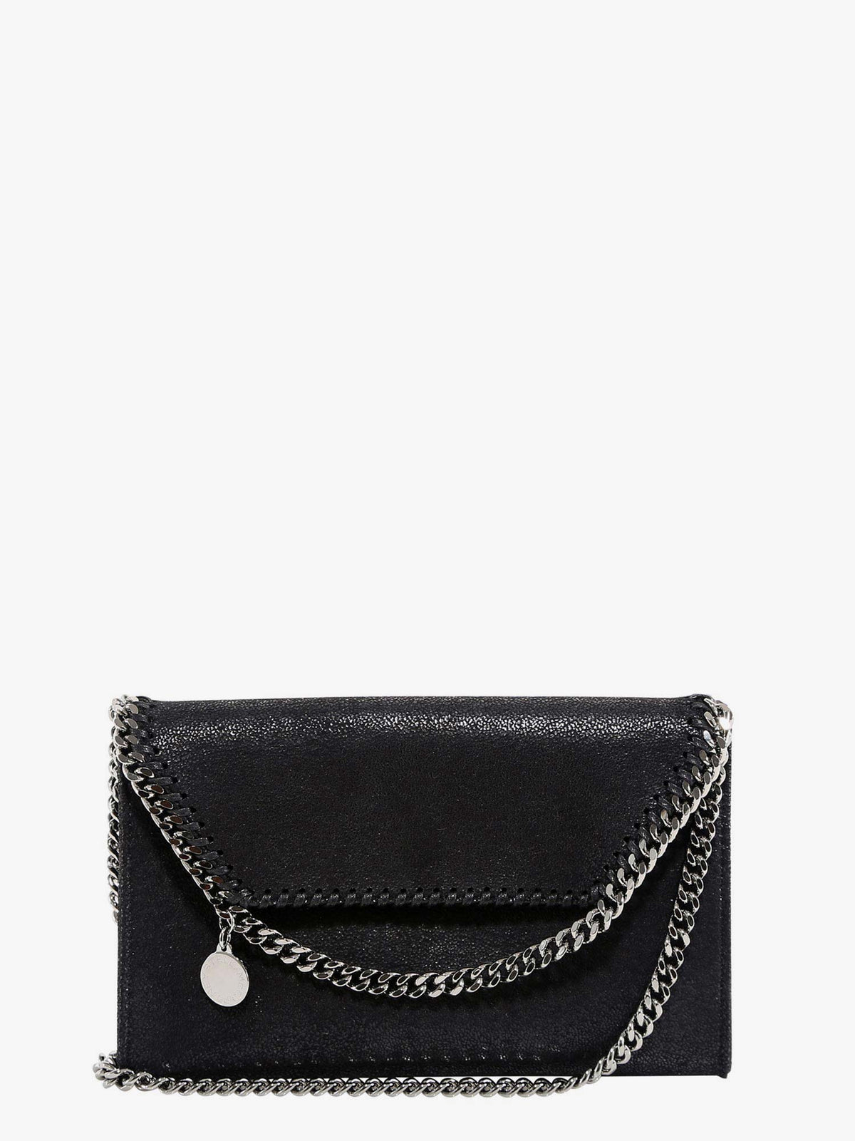 Falabella Wallet crossbody bag in Shaggy Deer