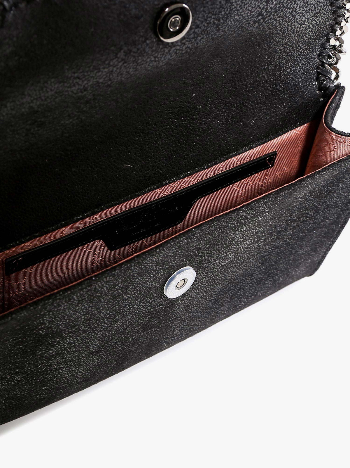 Falabella Wallet crossbody bag in Shaggy Deer