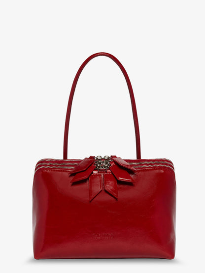 L'altra Di Milano shiny leather shoulder bag thumbnail