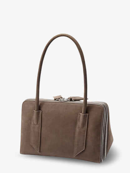 L'altra Di Milano suede shoulder bag thumbnail