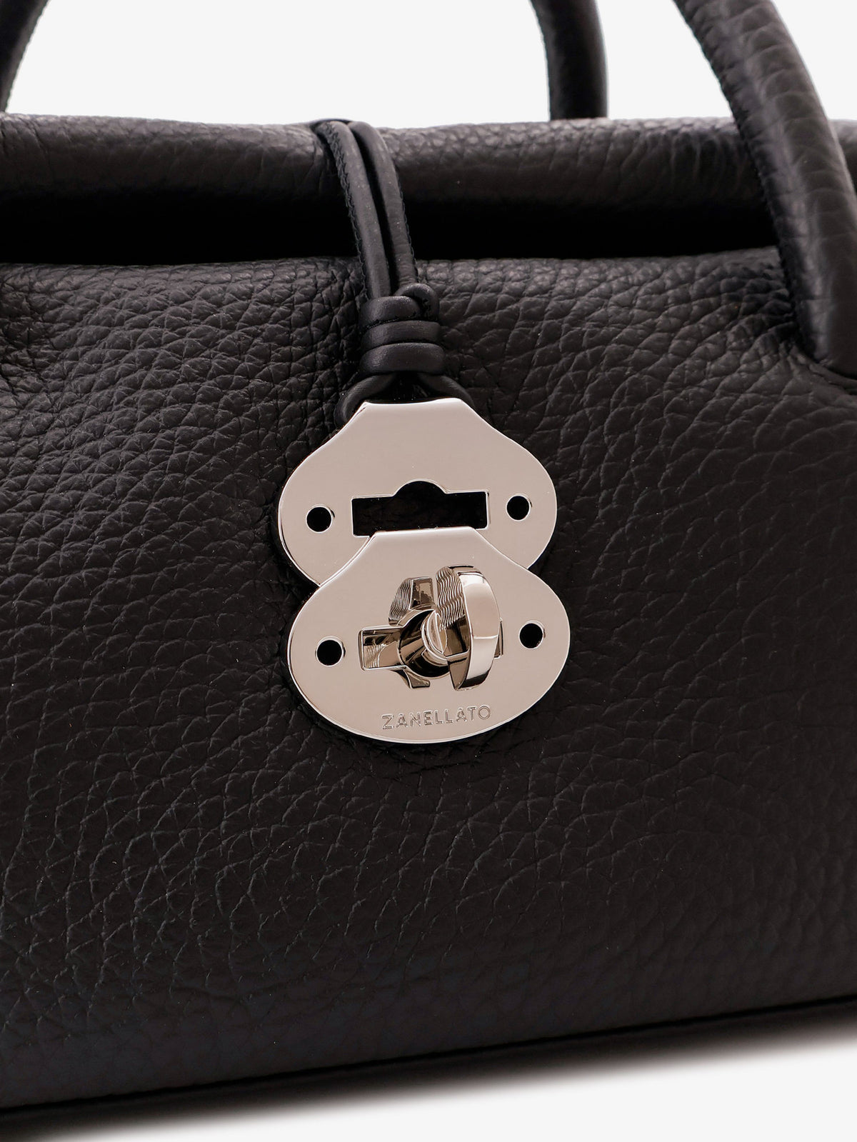 Dotta® Small Hammered leather crossbody bag