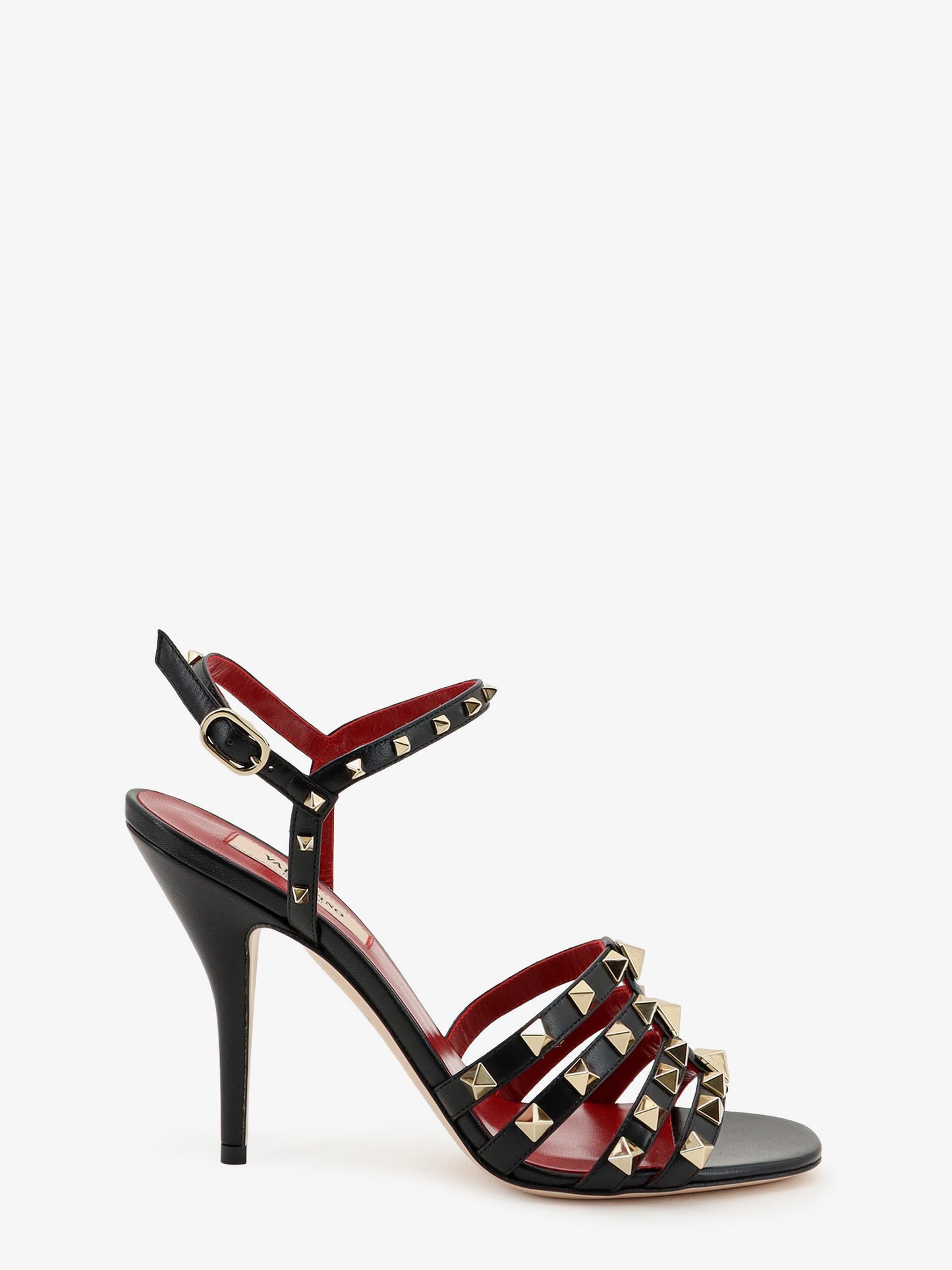 Rockstud leather sandals with iconic all-over studs